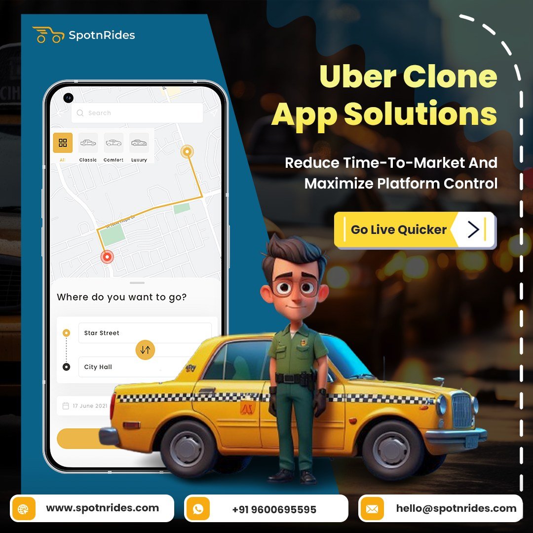 SpotnRides Ride Hailing App – Smart Taxi Booking Solution